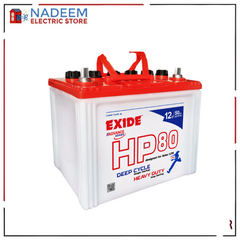 Exide Battery HP80 12V 50AH Deep Cycle Longer Backup Heavy duty Long Lasting Designed For SOLAR / UPS
