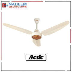 GFC AC DC Ceiling Fan - Aeromax Model 56 Inch - 100% Pure Copper Wire - With Remote - 5 Years Brand Warranty - Energy Saver Fan