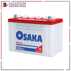 OSAKA S100A PLUS BATTERY 12 VOLTS 72AH 11 PLATES SPECIAL DESIGNED FOR UPS INVERTER SOLAR GENERATOR TRACTOR COASTER BUSES AND MULTI PURPOSE AUTOMOTIVE CAR MOTORS BATTERY