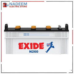 Exide N 260 210 ah 33 plate battery 6 Months Warranty