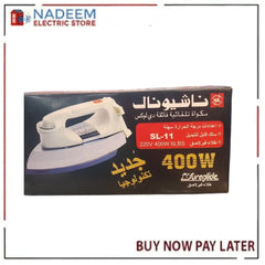 National Deluxe iron SL11 inverter dry iron ONLY 400 Watt