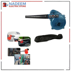 Smartec Electric Blower Imported 100% Pure Copper Winding Portable Electric Red Air Blower Dust Blower & Dust Electric Blower With Dust Bag - 350w