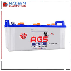 AGS GX - 165 Lead Acid Unsealed Car Battery - Nadeem Electric Store
