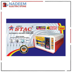 Auto Stac 3600w 4 Relays 150 To 250 Automatic Voltage Stabilizer - Nadeem Electric Store