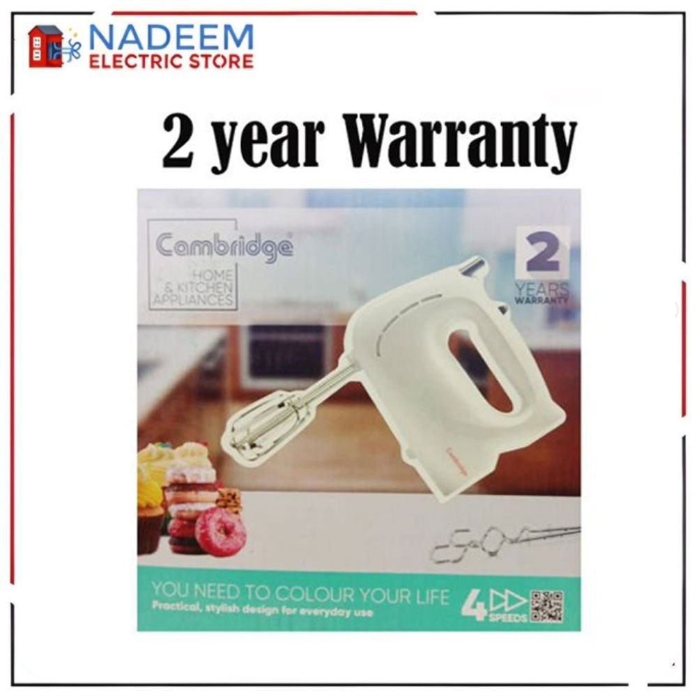 Cambridge HM03MK2 hand mixter 300Watt motor 2 year Warranty - Nadeem Electric Store
