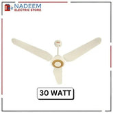 GFC Ceiling Fan AC 30 Watts APEX Model 56'' Energy Saver Inverter Fan Energy Efficient Electrical Steel Sheet and 99.9% Pure Copper Wire Brand Warranty