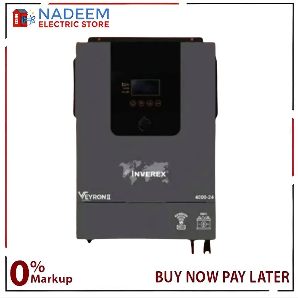 INVEREX VEYRON ll 4KW - 24W Built - In Wifi For Remote Monitoring 5 Year Brand Warranty 2024 - Nadeem Electric Store