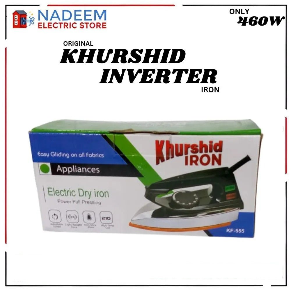 Khurshid Inverter Iron KF - 555 ( Only 460 watt ) - Nadeem Electric Store