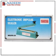 Kingstar MOD.PFS - 200)/8 Heavy - Duty Impulse Sealer Machine (220v - 50/60Hz 200mm Impulse Manual Hand Sealer 8 inch - Nadeem Electric Store