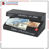 Milllat Currency_Note Checker Money_Detector Electronic Machine For Cash detector_Note Checking Electronic Device Model TE. 5000 - Nadeem Electric Store