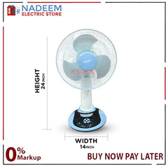 Sogo Rechargeable Table/Desk Fan (JPN-630)