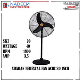 Shaban fans Pedestal ACDC 20inch 40WATT