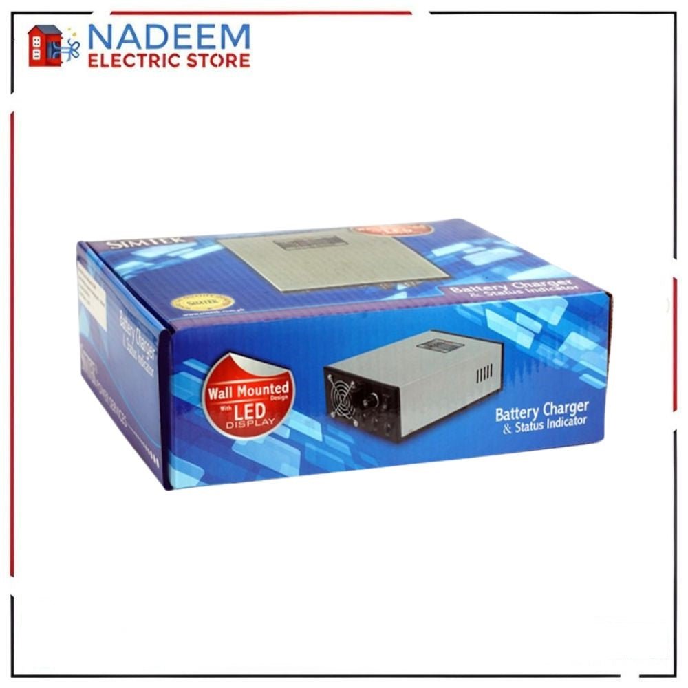 Simtek Battery Charger 12V 20 Ampere Fully Automatic Best Quality - Nadeem Electric Store