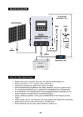 Simtek Mppt Plus Hybrid Solar Charge Controller 170v Voc 100amp Fully Automatic With Dual Lcd & Led Display Auto Detect 12v/24v – 1 Year Warranty - Nadeem Electric Store