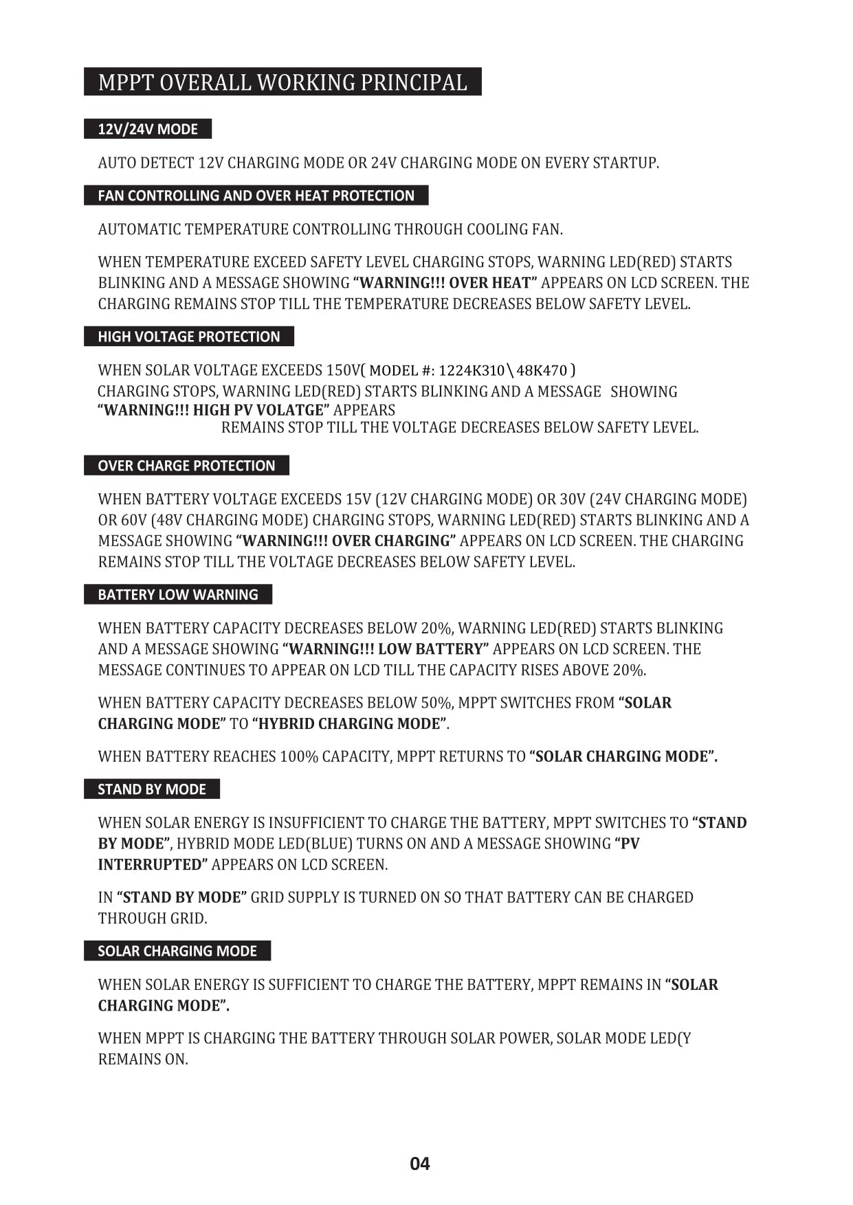 Simtek Mppt Plus Hybrid Solar Charge Controller 170v Voc 100amp Fully Automatic With Dual Lcd & Led Display Auto Detect 12v/24v – 1 Year Warranty - Nadeem Electric Store