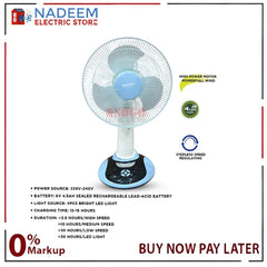 Sogo Rechargeable Table/Desk Fan (JPN-630)