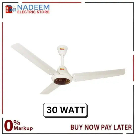 GFC Ceiling Fan Iconic 30 Watts Superior quality Electrical Steel Sheet Brand Warranty