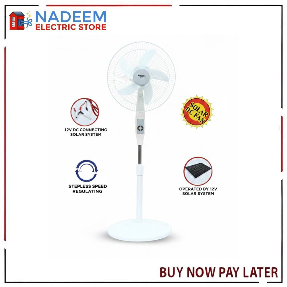 Sogo Dc (12v) Solar Floor Fan (JPN-623)