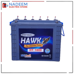 Hawk HT 1800 180AH 07 Plates 12V Tall Tubular Battery (only for karachi )