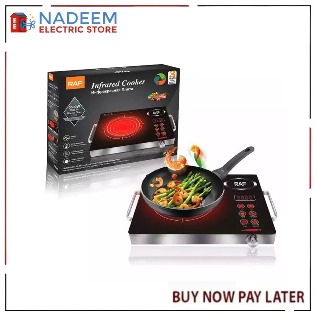 RAF 3500 WATT ELECTRIC STOVE- HOT PLATE - INFRARED STOVE - CERAMIC COOKER -APPLICABLE TO ALL POTS
