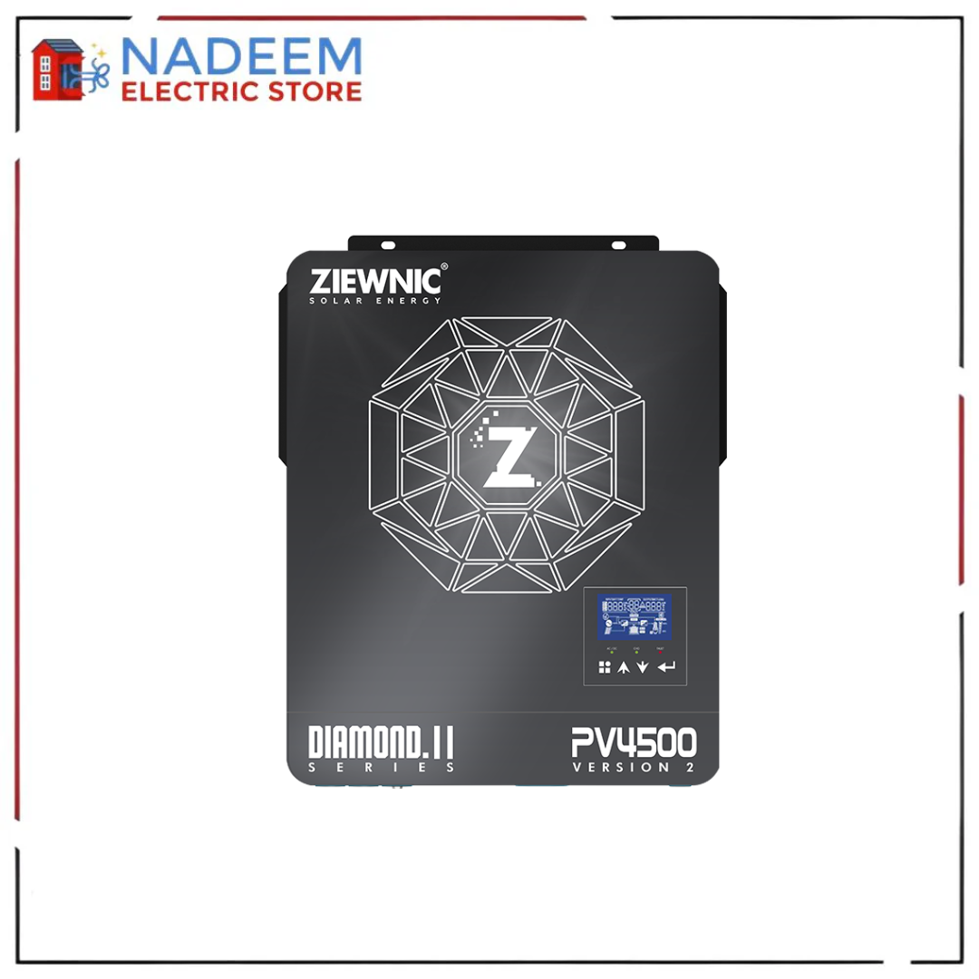 ZIEWNIC DIAMOND II PV 4500 3.2KW 100% PURE SINE WAVE SOLAR INVERTER