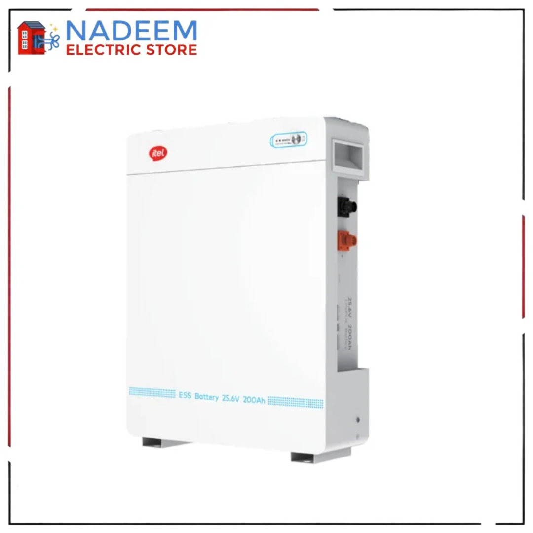 itel IPL-25200X 25.6V 200Ah LiFePO₄ Lithium Battery (5.12kWh) - Wall Mounted  (ONLY FOR  KARACHI )