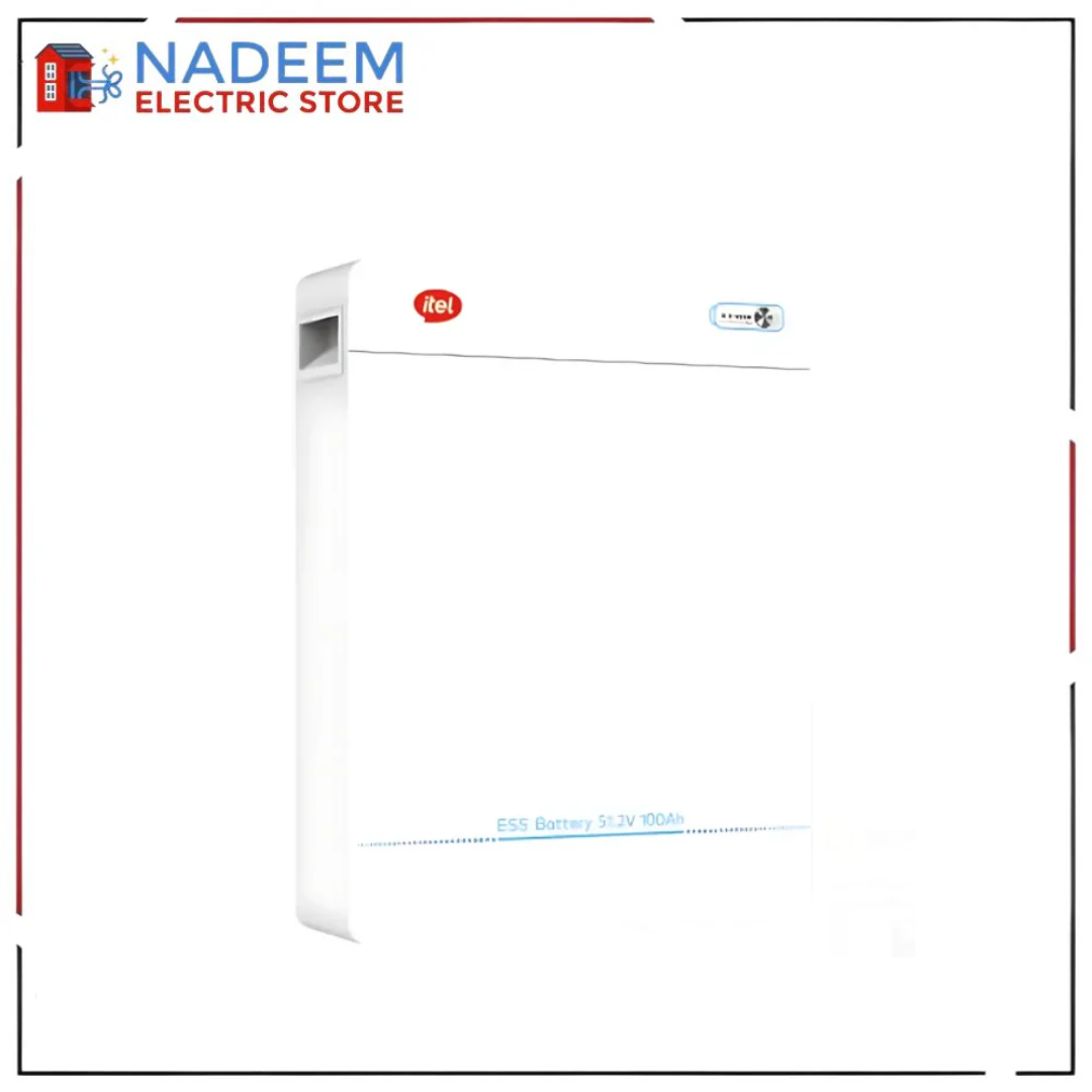 Itel 48V (51.2V) 100Ah ESS Lithium Battery – 5.12kWh High-Capacity Solar Energy Storage  (ONLY FOR  KARACHI )