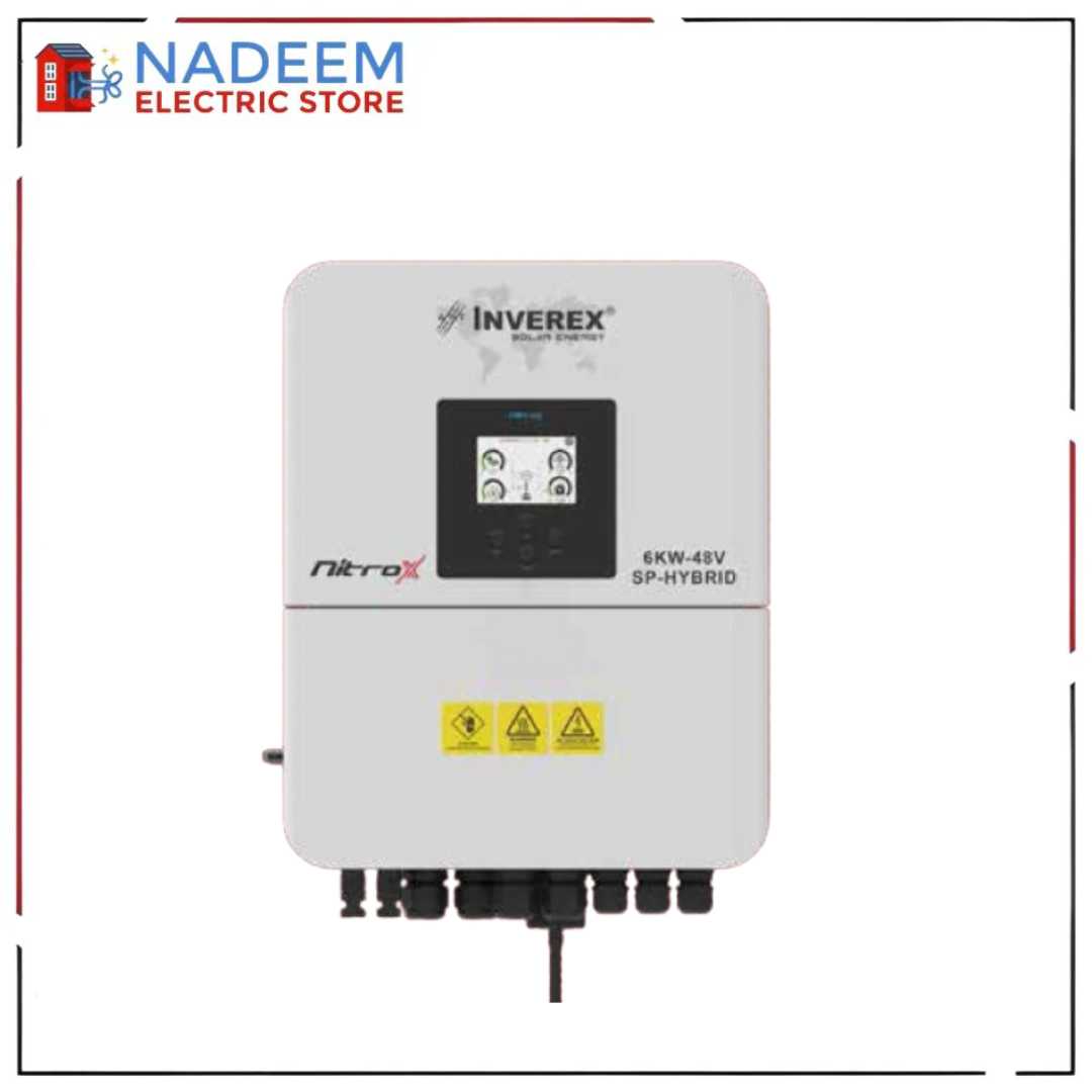 Inverex Nitrox 6KW – 48 V Hybrid Solar inverter (Single phase)