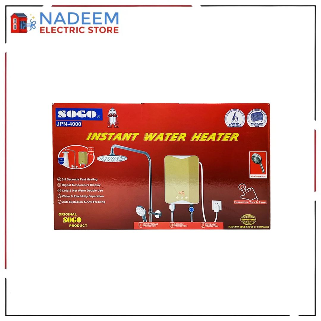 Sogo instant Electric Water Heater (Jpn-4000)