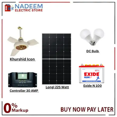 Package 2 Fan 4 Light DC Solar System
