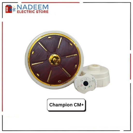 Champion CM+ (AC-DC Ceiling Fan Inverter Hybrid) - Remote Control Copper Winding 56 inches