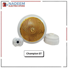 Champion ST MODEL) (AC-DC Ceiling Fan Inverter Hybrid) - Remote Control Copper Winding 56 inches