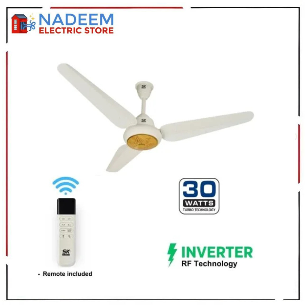 SK fan Ucon  Inverter 30 watt Model Copper 56 Inch Brand Warranty