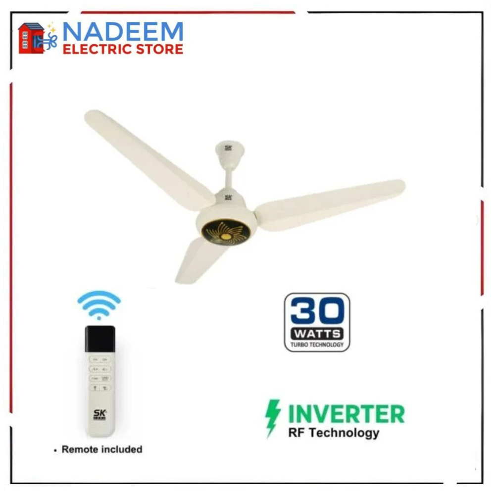 SK fan Ucon  Inverter 30 watt Model Copper 56 Inch Brand Warranty
