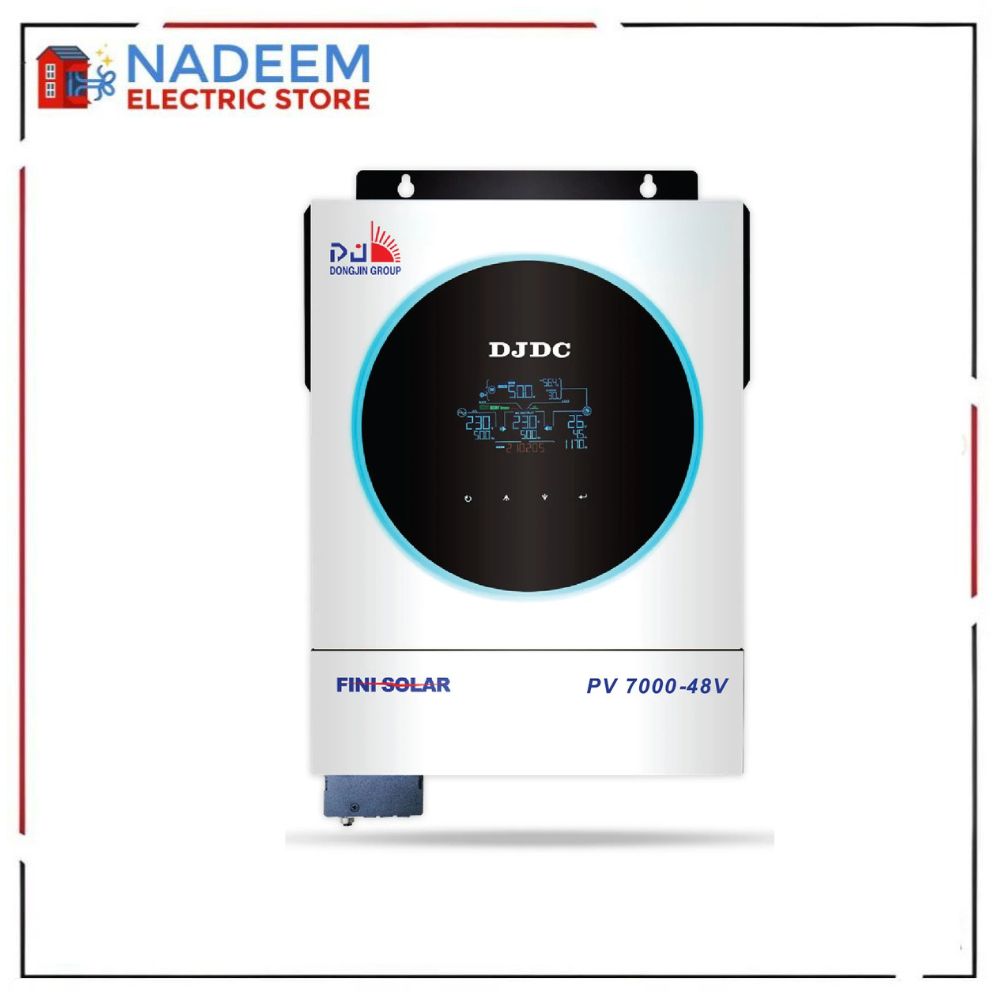 DJDC PV7000 6KW Hybrid Solar Inverter with 7000W MPPT Solar Charge Controller