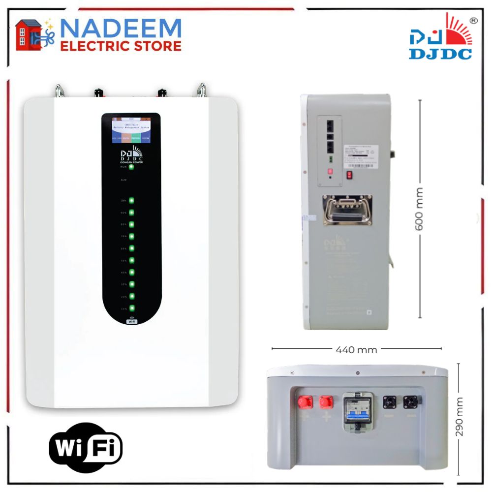Dongjin Power 51.2V 200AH Wall Mounted Lithium Battery With Wifi Option