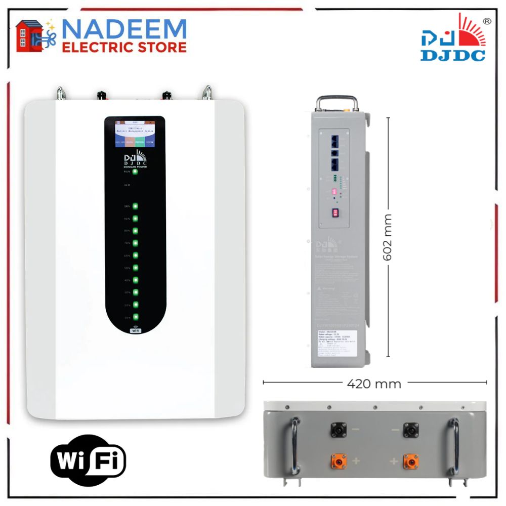 Dongjin 51.2V  100Ah–Wall Mounted Lithium Battery build in Wifi
