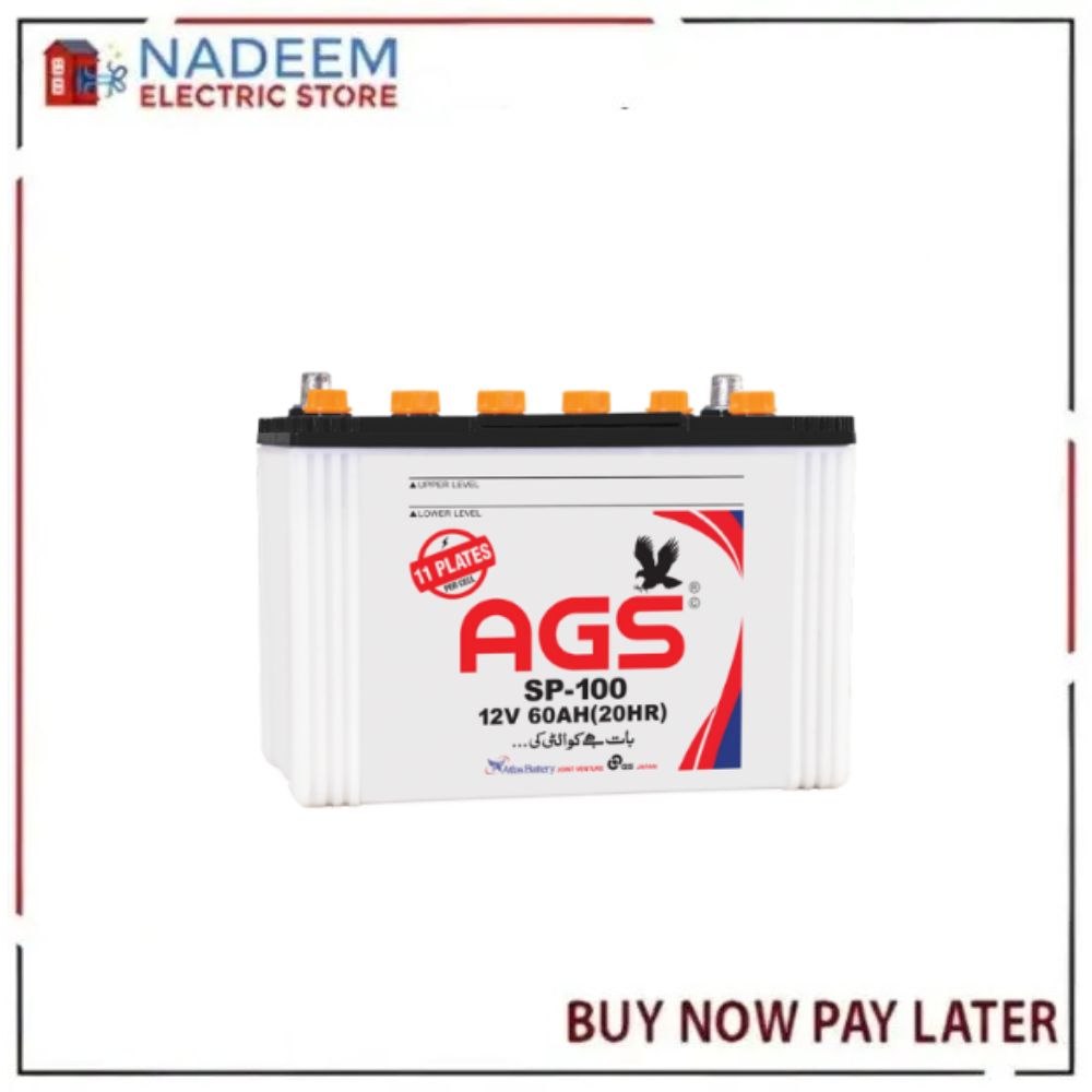 AGS Battery SP-100 11 Plates  60AH