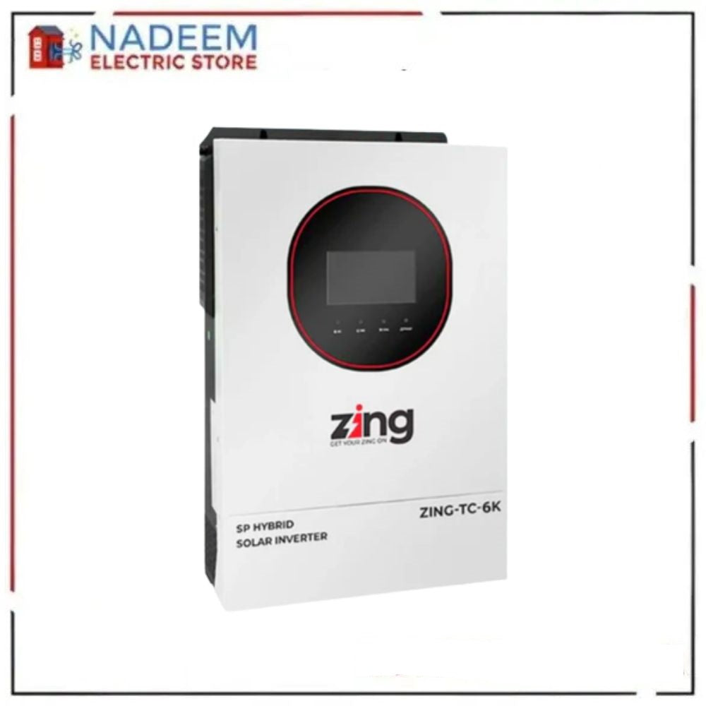 ZING 6KW Hybrid Solar Inverter | 48V | High-Efficiency On/Off-Grid Power Solution