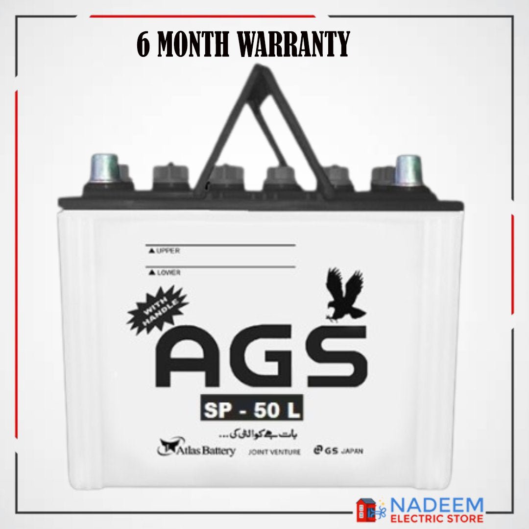 AGS Battery SP 50 L 30 AH 9 Plate Ags Battery SP 50 L - Nadeem Electric Store