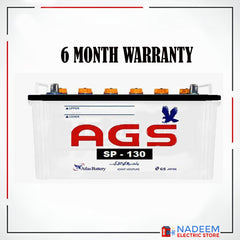 AGS SP-130 Lead Acid Unsealed Car Battery