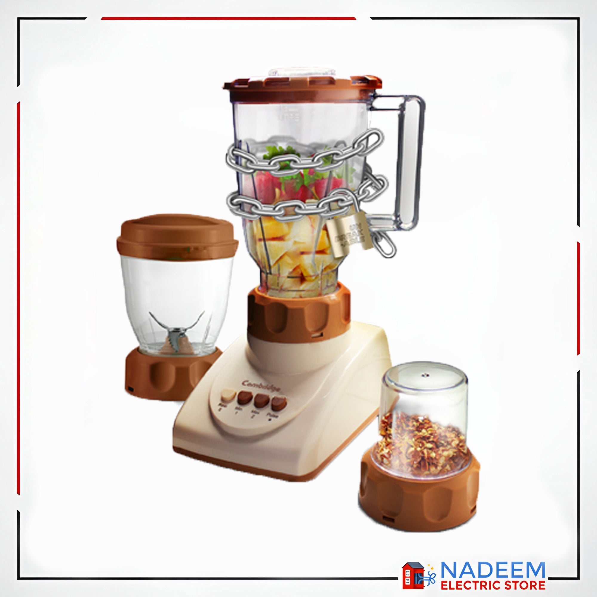 Cambridge BL3478 3 in 1 With Grinder & Mini Chopper - Nadeem Electric Store