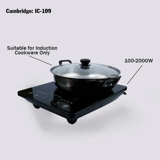 Cambridge Induction Cooker IC109 and free cambridge spoon set - Nadeem Electric Store