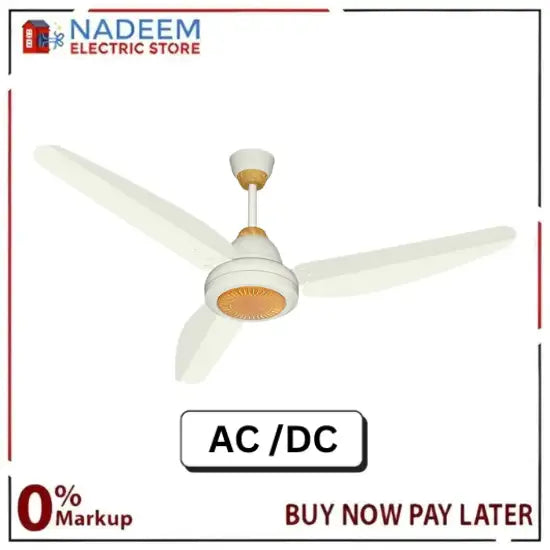 Tamoor Diamond Model AC/DC Inverter Ceiling Fan 56 Inch Noiseless Motor Copper Winding