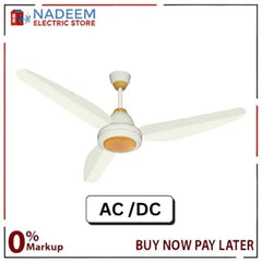Tamoor Diamond Model AC/DC Inverter Ceiling Fan 56 Inch Noiseless Motor Copper Winding