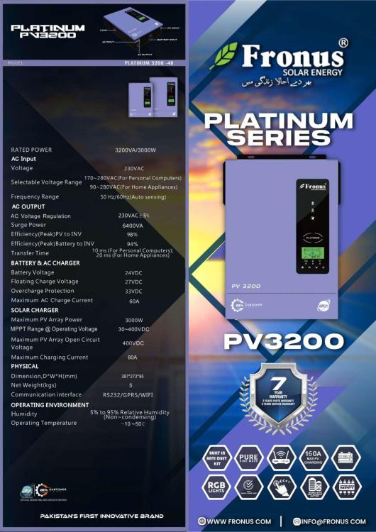 Fronus PV3200 Solar Inverter - Nadeem Electric Store