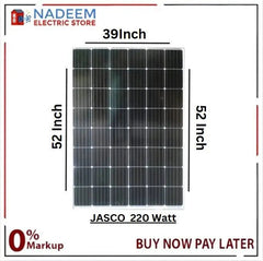Jasco Solar Panel (PACK OF 2 )220 - Watt A+GRADE Panel - Nadeem Electric Store