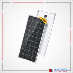 Khurshid Solar Panel (A grade) plate 220 Watts Imported Mono Crystalline 12v/220 Watts Heavy Duty - Nadeem Electric Store