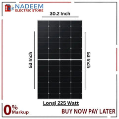 Longi Horizon ( PACK OF 2 ) Solar Panel 225Watt - Nadeem Electric Store