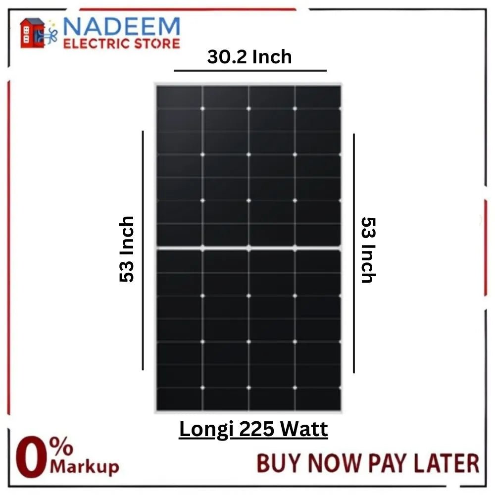 Longi Horizon Solar Panel 225Watt - Nadeem Electric Store